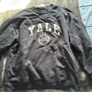 Dark Blue Champion Crewneck.